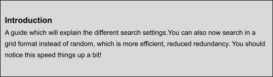 Search Settings Guide screenshot 1